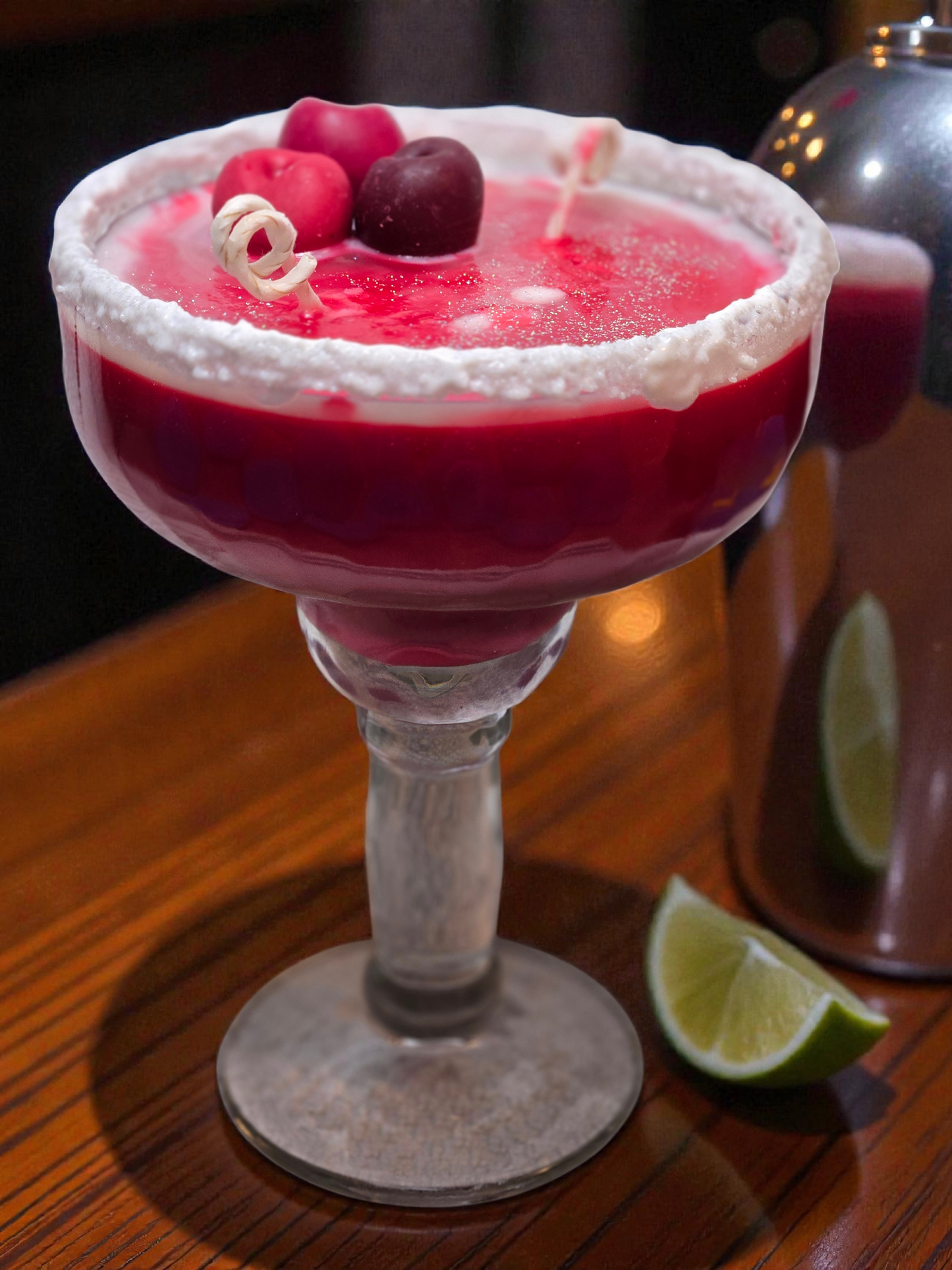 Dark Cherry and Vanilla Margarita