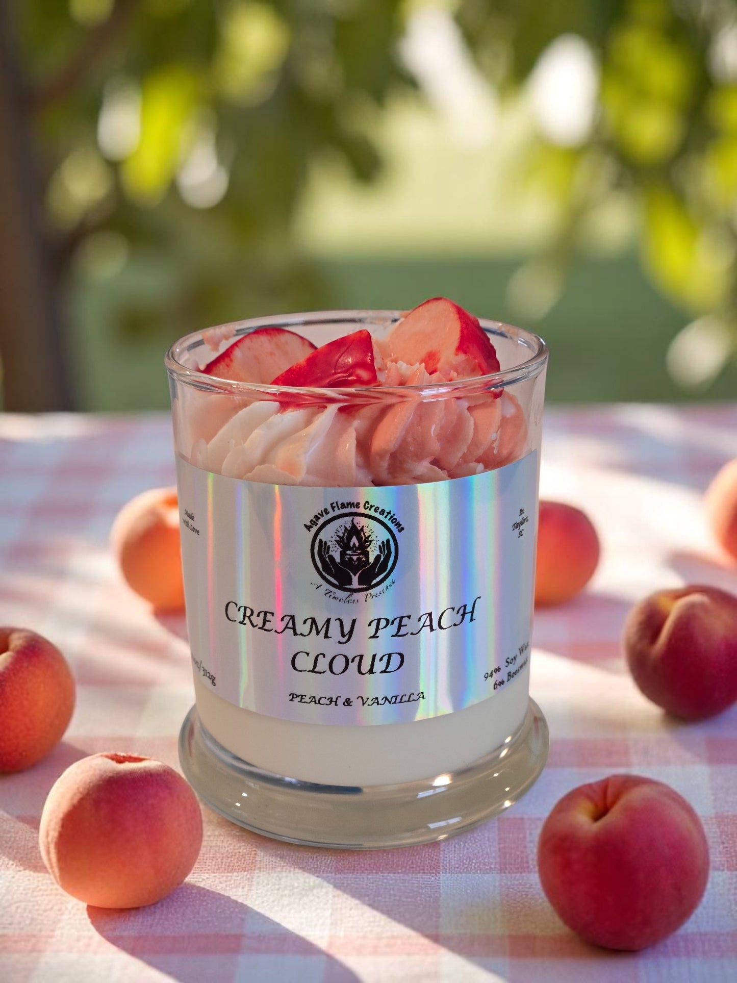 Creamy Peach Cloud 11oz